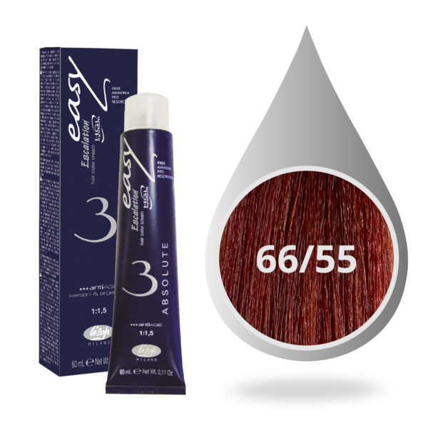 Lisap Easy Absolute 3 Haarkleuring 60 ml - Parfumerietwiggy