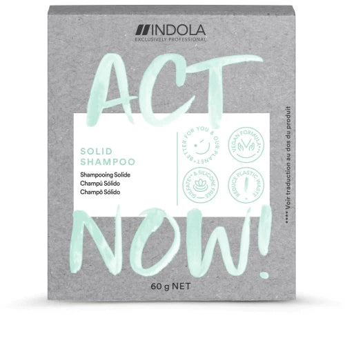 Indola Act Now Solid Shampoo 60g